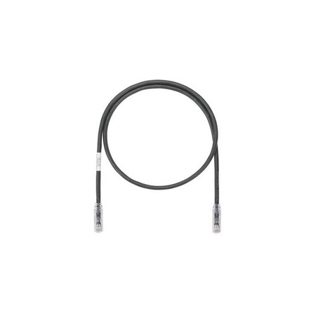 Panduit CAT6A SD PATCHCORD UTP 10GB/S, 4PR RJ45/RJ45 CLEAR BOOT, BLACK, 42 FT UTP6ASD42BL